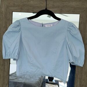 TCEC Sky Blue Elegant Top